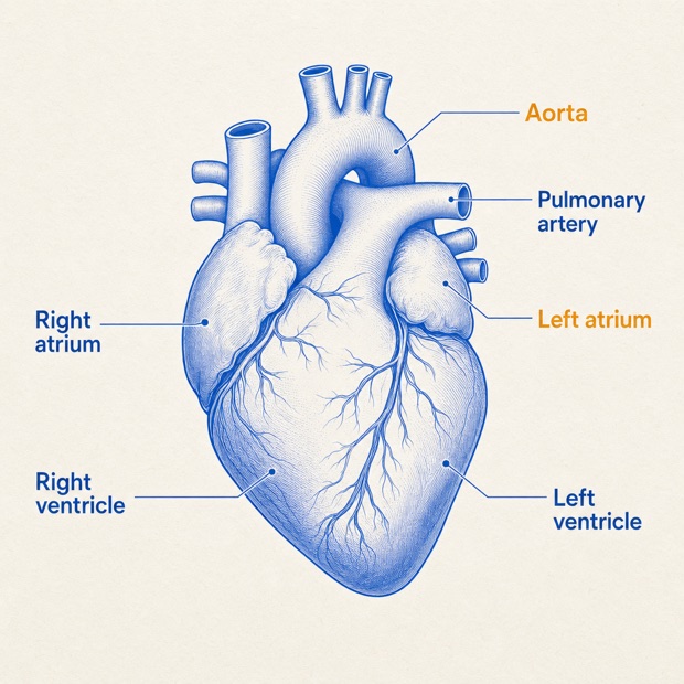 Image-occlusion card from a labeled diagram